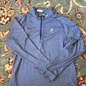 Kjus Blue Quarter-Zip Pullover -Winged Foot